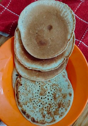 A picture of Homemade 🥞 pancakes 😋.