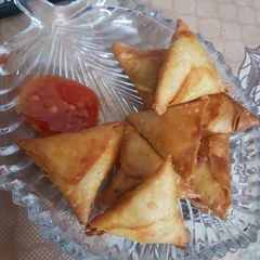 A picture of One bite Samosa.