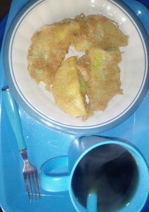 Doya da kwai da shayin na'a na'a ainihin hoton girkin