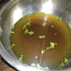 A picture of Metha Pani Puri water.