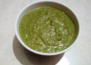 How To Making Recipe Green chutney Yummy