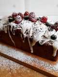 Plumcake de frutos del bosque y nueces con chocolate blanco