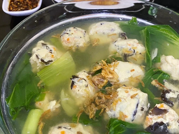 Cara Gampang Membikin Resep Sup Bakso Ayam Jamur Wortel yang Menggugah Selera Anti Ribet, Menggugah Selera