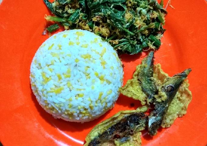 Resep 25. Nasi Jagung + Lauk Anti Gagal