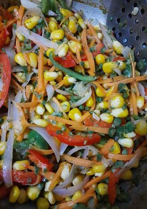 A picture of Mix veggies delight.