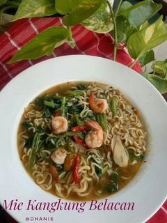 Foto resep Mie Kangkung Belacan