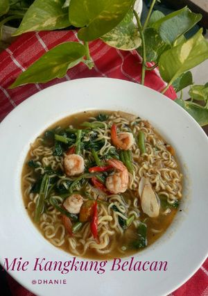 Foto resep Mie Kangkung Belacan