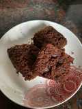 Torta tipo brownie con bananas