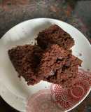 Torta tipo brownie con bananas
