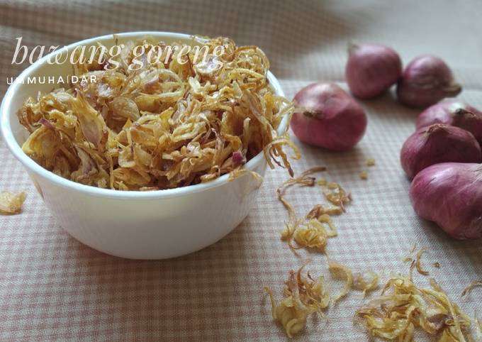 Cara Gampang Membuat Bawang goreng renyah tahan sebulan Anti Gagal