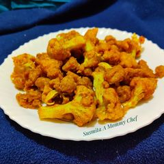 Crispy cauliflower and nutrella A picture of Crispy cauliflower and nutrella.