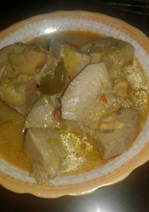 Foto resep Sayur tewel n kikil sapi pedes banget