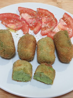 Una foto de Croquetas de espinaca en Thermomix