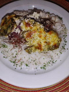 Sajtos-gombás karaj recept fotója