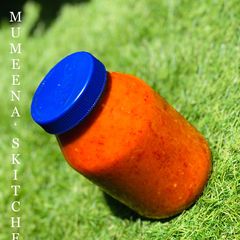 A picture of How to store ur blended pepper mix.