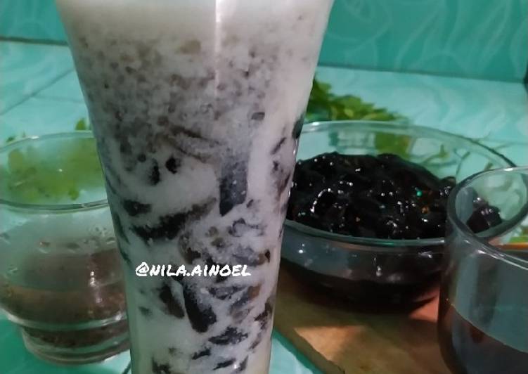 Easiest Way to Cook Tasty Es cincau chia seed