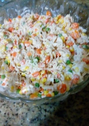 Una foto de Ensalada de pollo