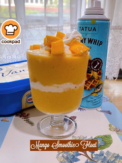 Gambar 👩🍳Mango Smoothie Float🥭