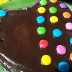 A picture of Dense Chocolate cake.