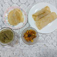 A picture of Masala dosa.