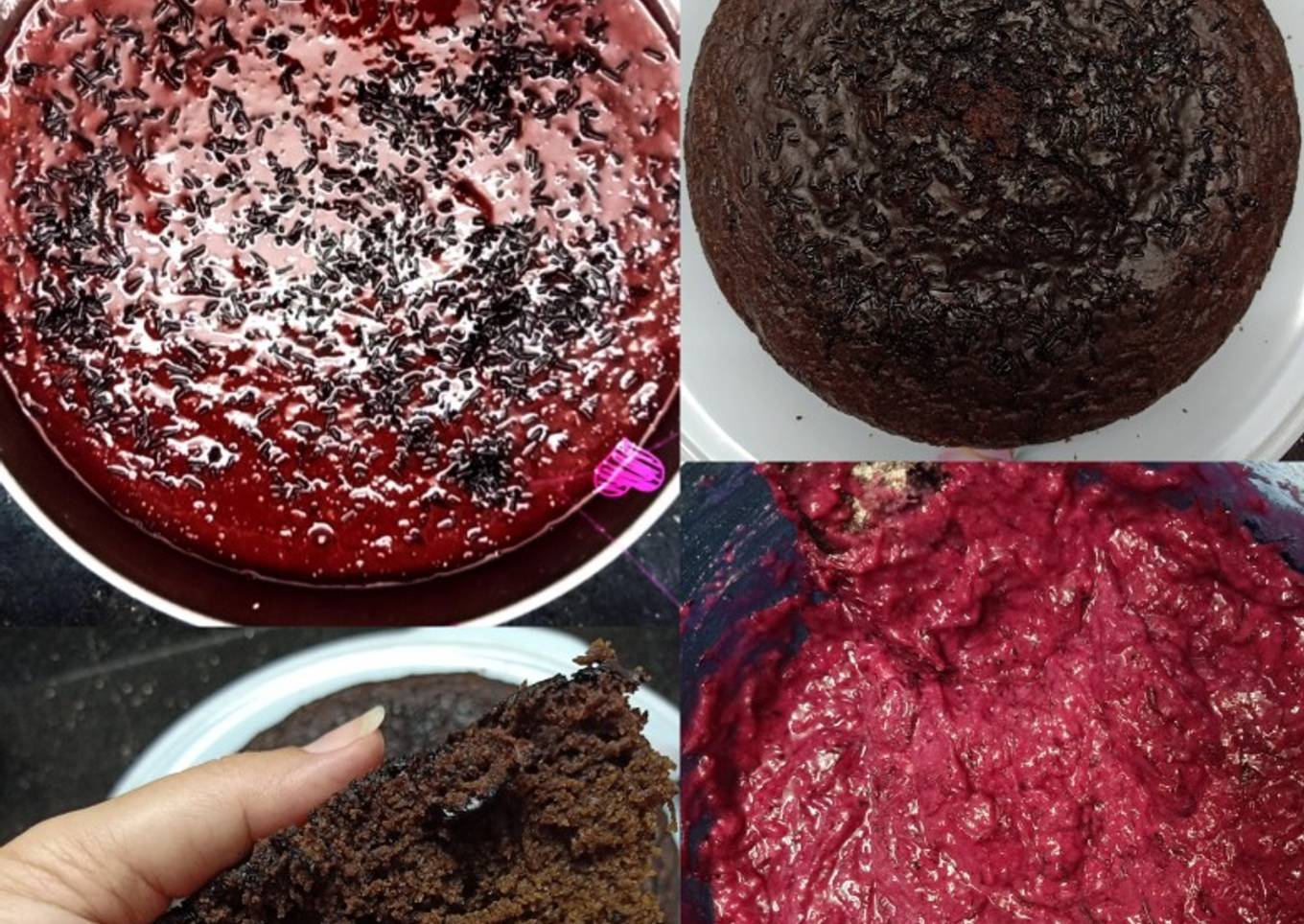 Beetroot Choco Wine Cake