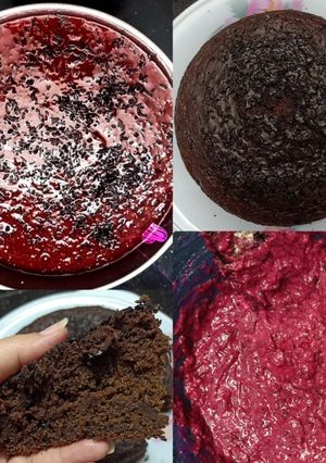 A picture of Beetroot Choco Wine Cake.
