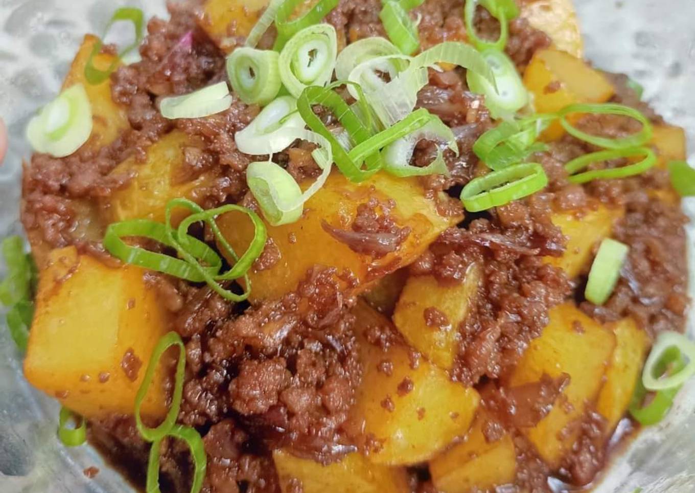 Oseng Kentang Daging Sapi