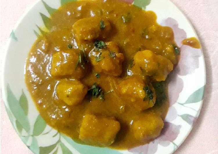 Easiest Way to Gatte curry