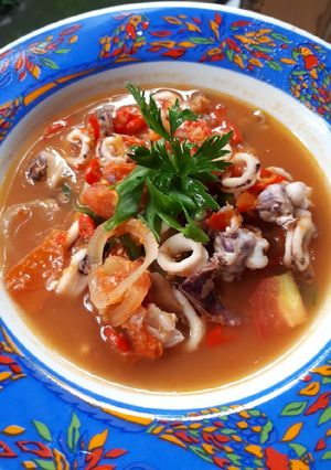 Foto resep Cumi Asam Pedas