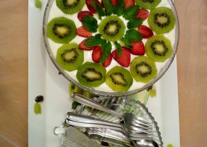 Kiwi Strawberry Soufle