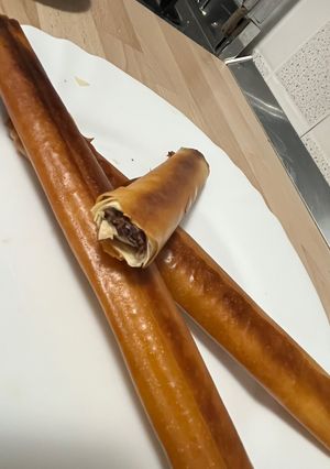 Foto di Semplicissimi grissini di pasta fillo con Nutella