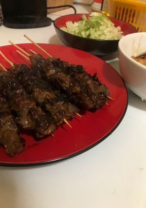 Foto resep Sate sapi Teflon