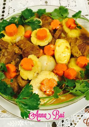 Hình của món Cà ri bò !.