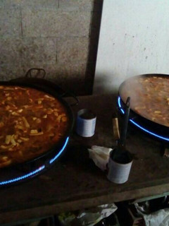 Una foto de Paella de marisco