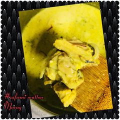 A picture of Zafrani mutton marag.