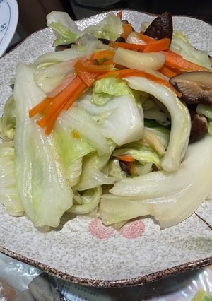 炒高麗菜 的食譜成品照片