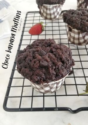 Foto resep Muffin Coklat Pisang