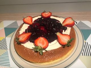 Berries Cotton cheesecake - gluten free