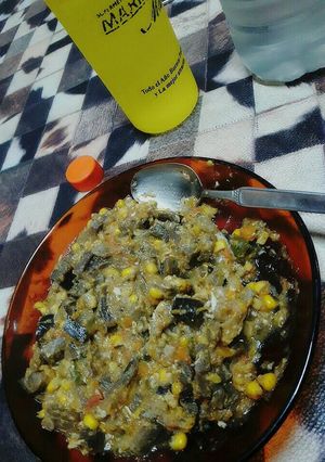 Una foto de Revuelto de verduras para 5 porciones light