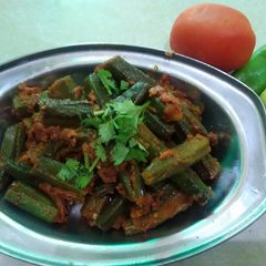 A picture of भरवा भिंडी.