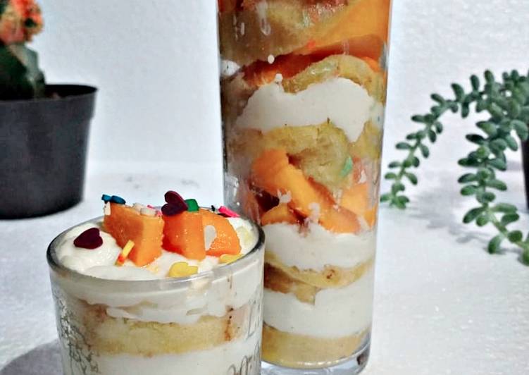 Mango Cake In Jar