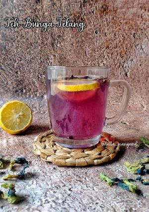 Foto resep Teh Bunga Telang With Lemon