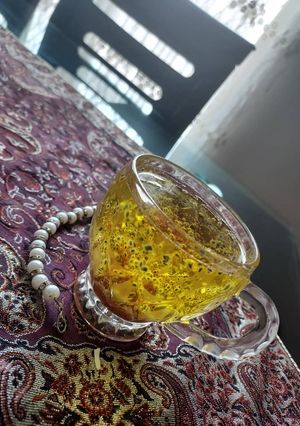 عکسی از دستور شربت خاکشیر و تخم شربتی😍😍😋🥂🍻🍻🍷