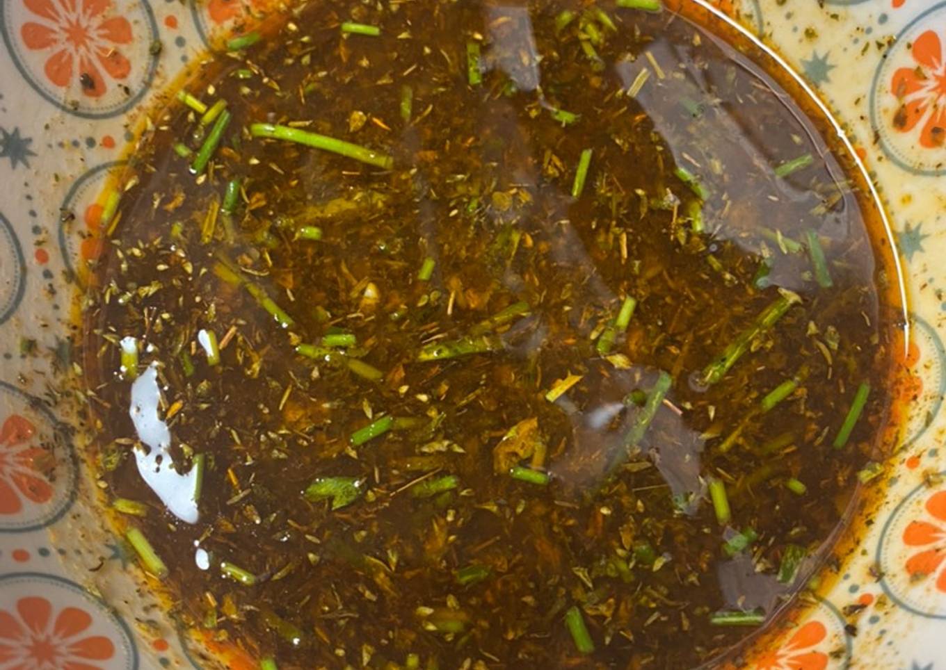 Salsa estilo chimichurri
