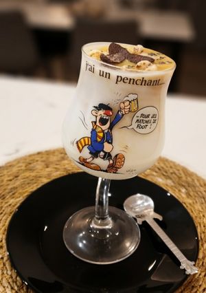 Una foto de Crema de Melocotón Pavía y Kéfir