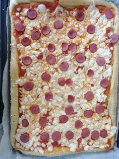 Una foto de Pizza