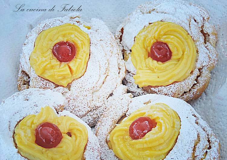 Zeppole di San Giuseppe al forno