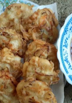 Foto resep Bakwan sayur simple plus sambal celup