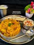 Kutchi Khari Bhaat - Vagharela Bhaat (Kutch Famous Simple Pulao)