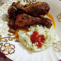 A picture of Tikka masala fried chicken.
